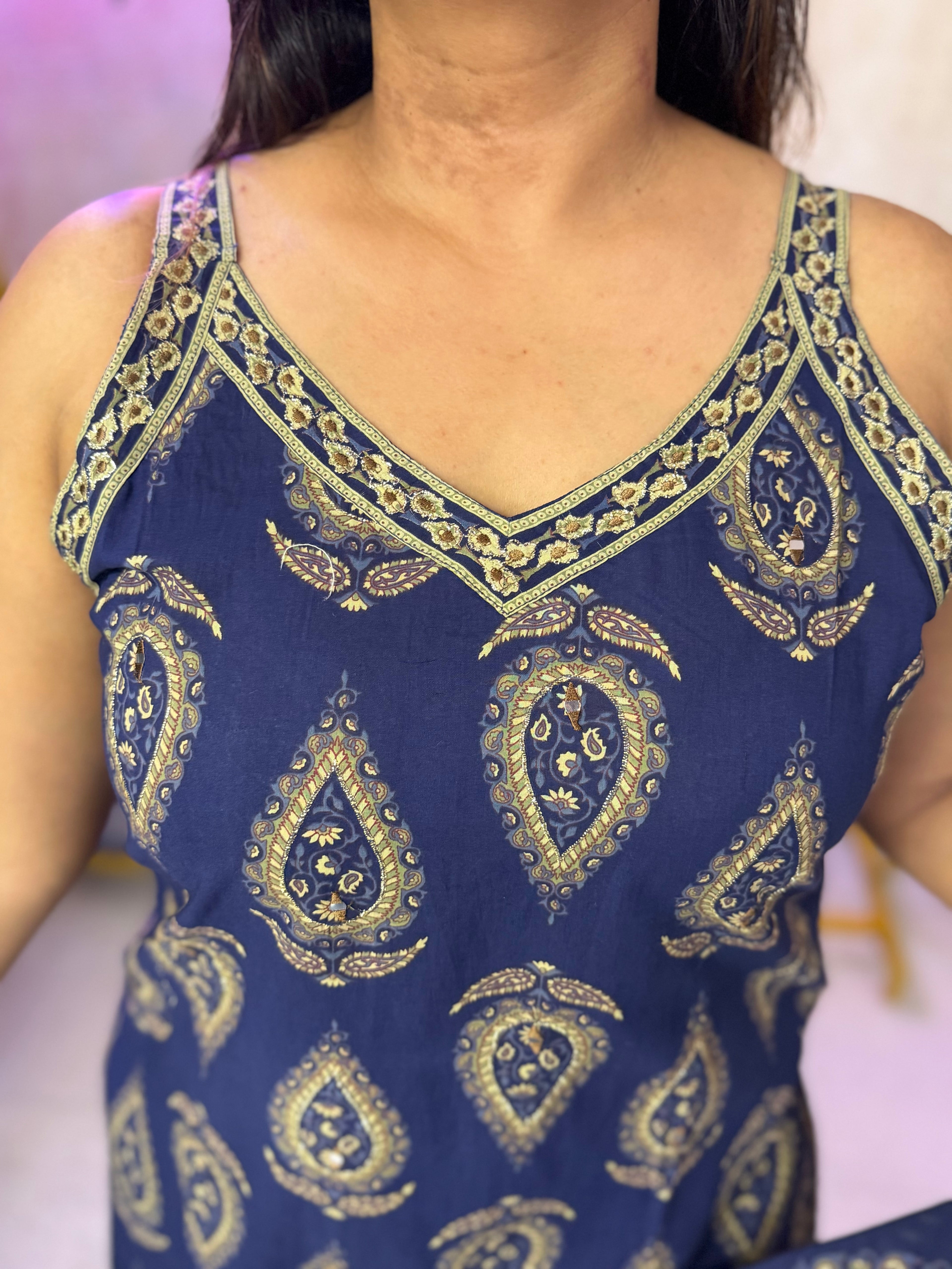 “Piya” 3-piece set with cotton dupatta