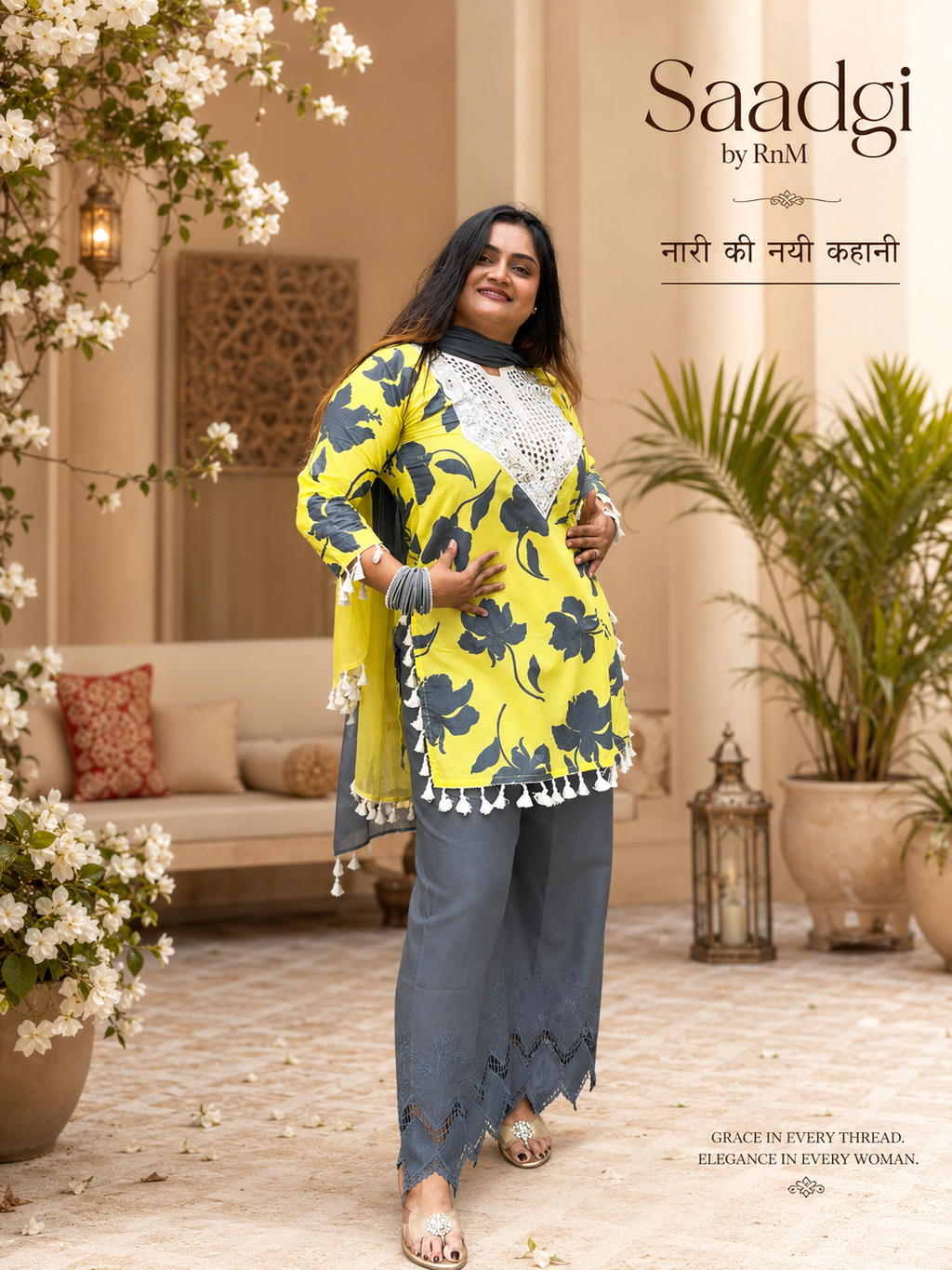 “Lime Lassi” 3-Piece Suit Set