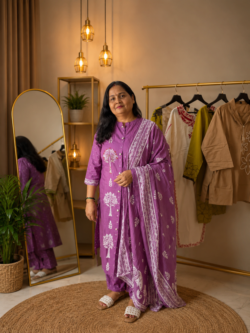 “Jamun Mirror” 3-Piece Suit Set