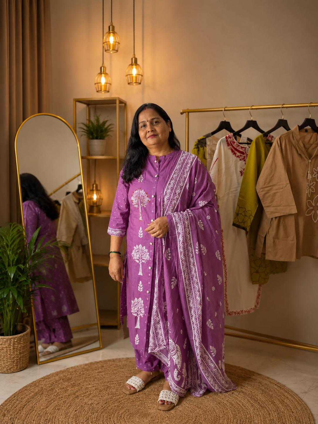 “Jamun Mirror” 3-Piece Suit Set