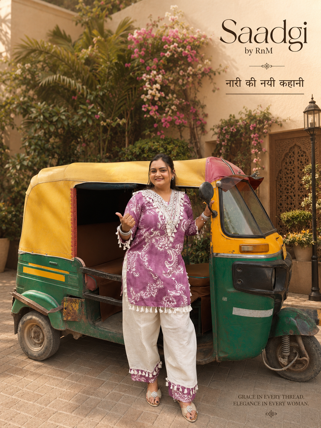 “Modern Basanti” Farshi Salwar Set