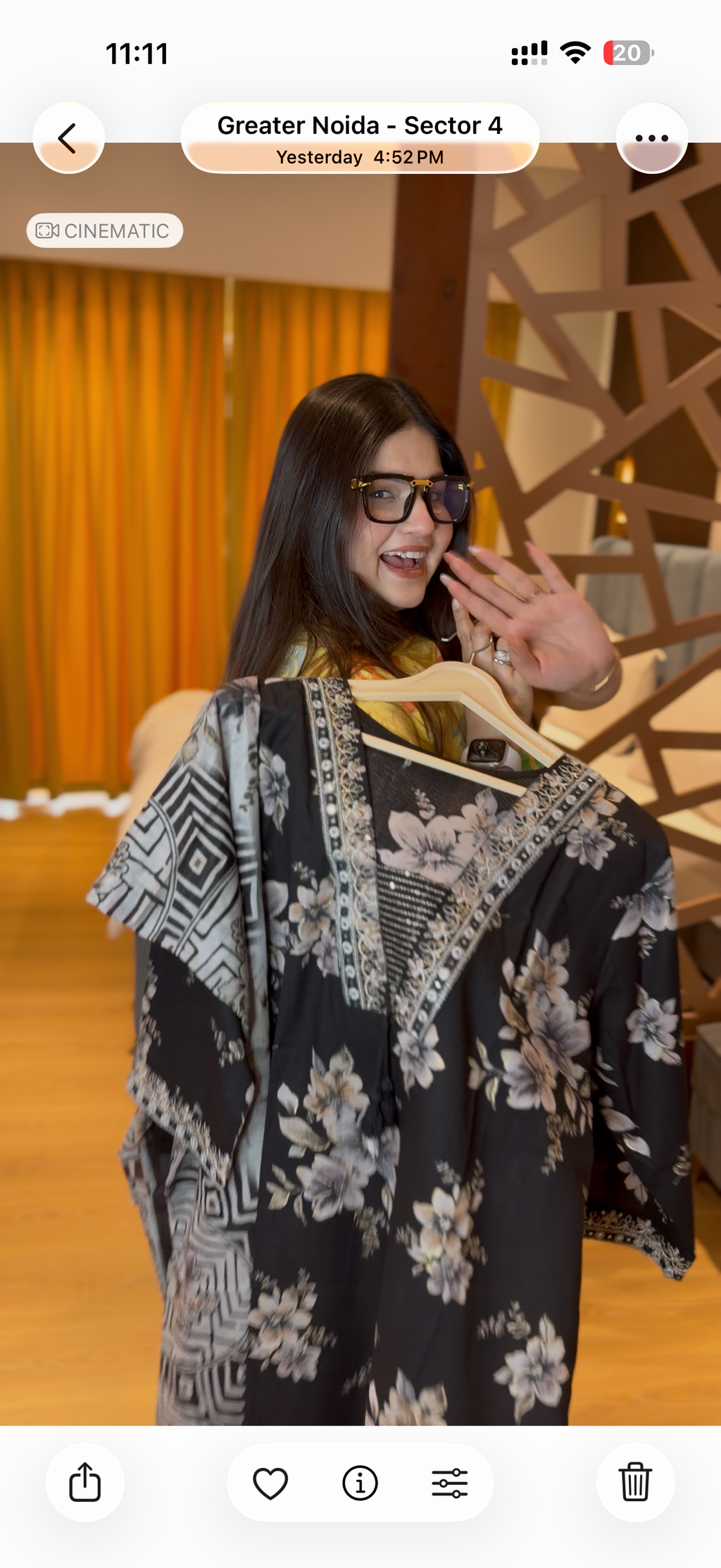 “Nanika” 3-piece set with dupatta