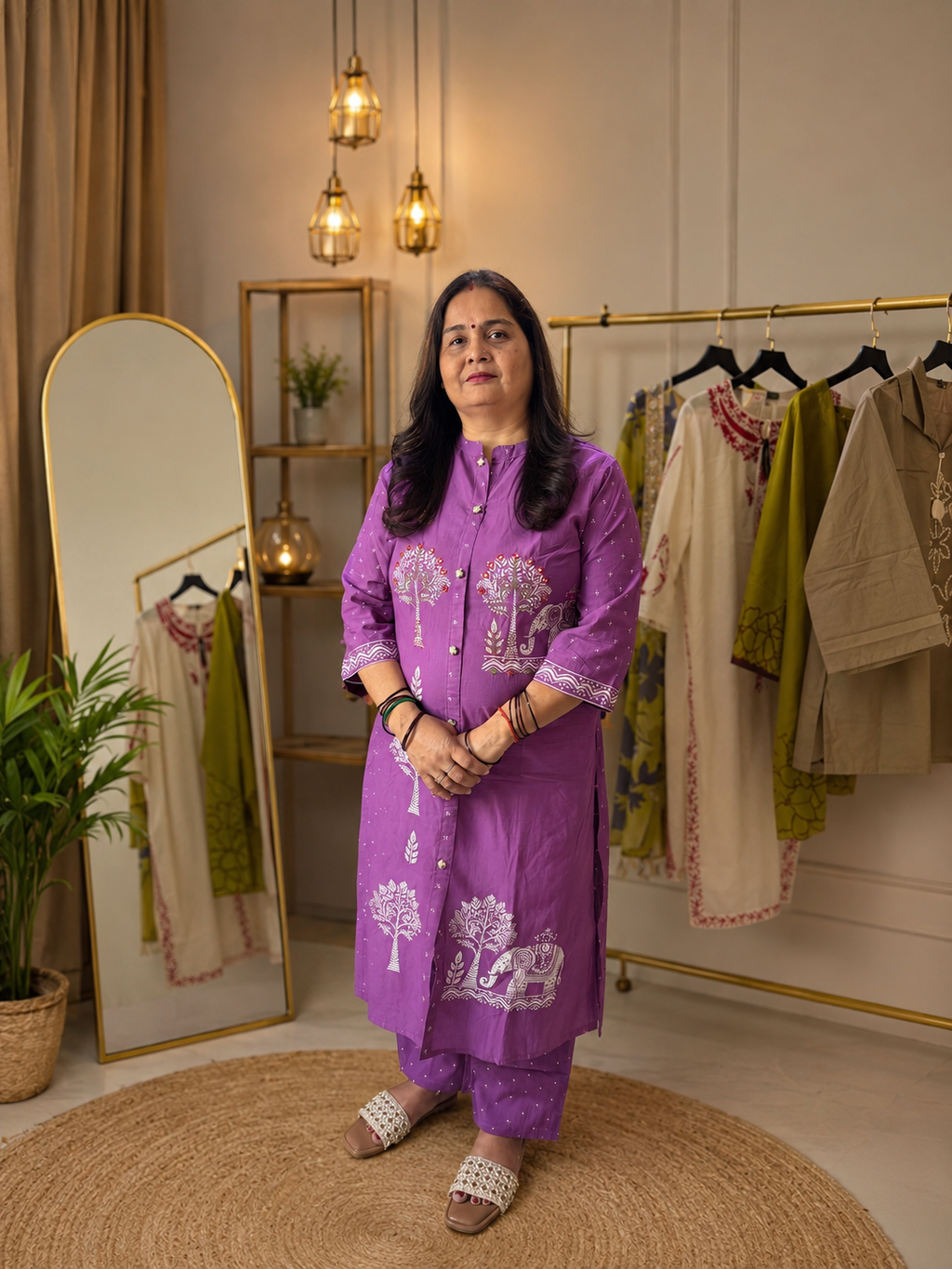 “Jamun Mirror” 3-Piece Suit Set