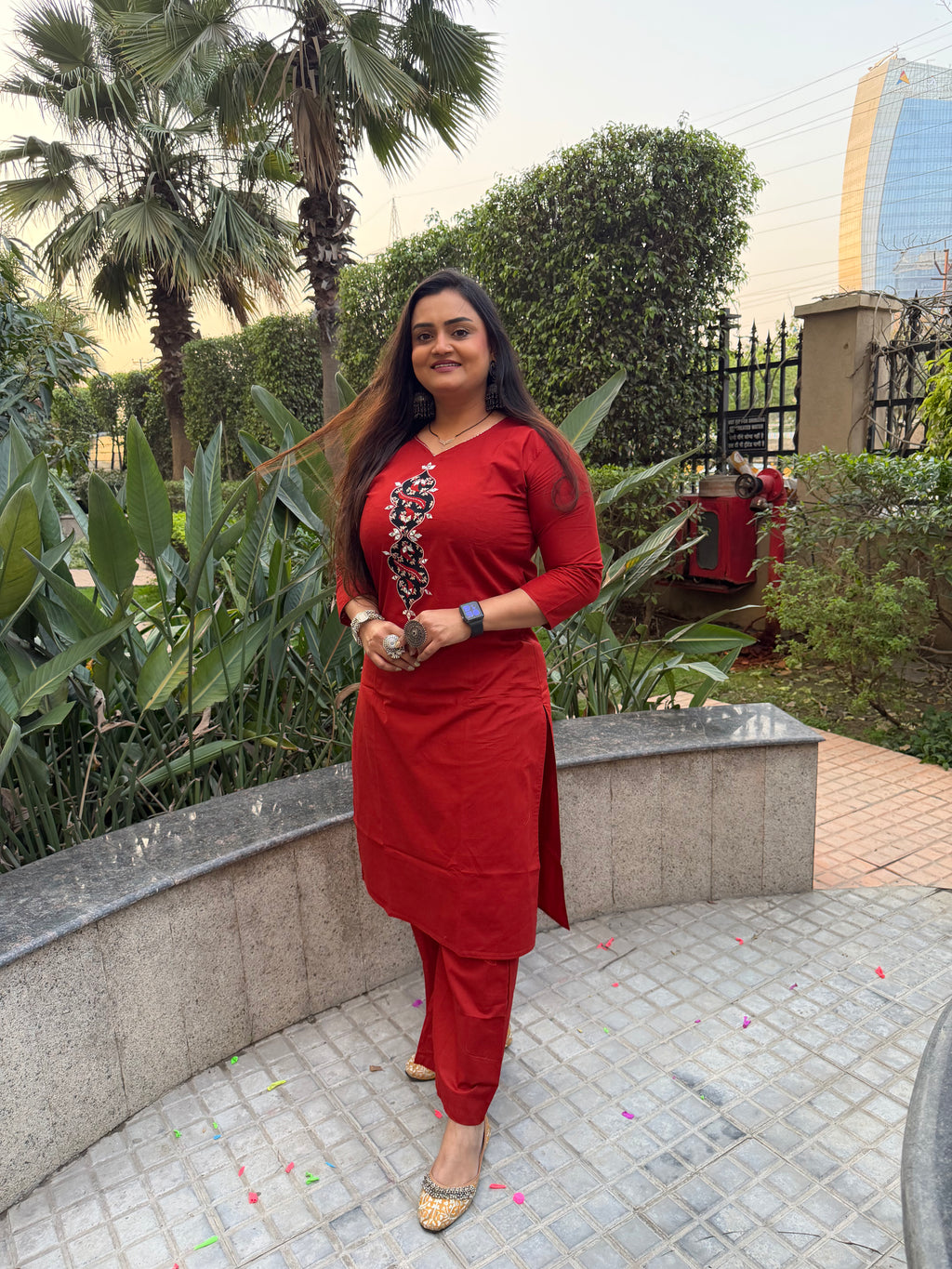 “Ajrak” 2-piece kurta set