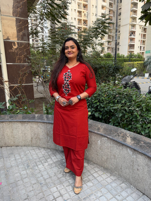 “Ajrak” 2-piece kurta set